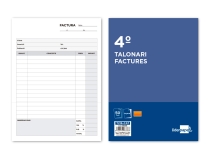 Talonario Liderpapel facturas cuarto original y  T216-CAT