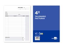 Talonario Liderpapel facturas cuarto original y  T316   IGIC