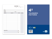 Talonario Liderpapel facturas cuarto original t116  T116   IGIC