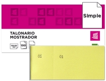 Talonario Liderpapel mostrador 50x110 mm tl07