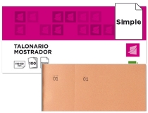 Talonario Liderpapel mostrador 50x110 mm