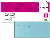 Talonario Liderpapel mostrador 60x145 mm tl03