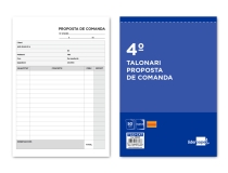 Talonario Liderpapel pedidos cuarto original  T222-CAT