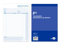 Talonario Liderpapel pedidos folio original  T125