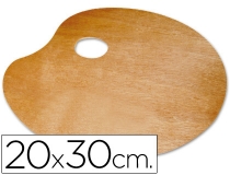Paleta madera lidercolor ovalada tamao 20x30  A15442
