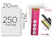 Bolsa de plastificar Fellowes brillo Din