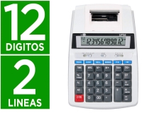 Calculadora Liderpapel impresora pantalla papel  XF36