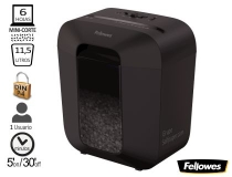 Destructora de documentos Fellowes LX-25m capacidad