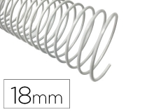 Espiral de metal Q-connect blanco 64