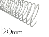 Espiral de metal Q-connect blanco