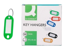 Llavero portaetiquetas Qconnect color verde