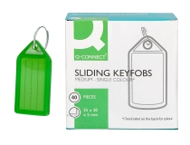 Llavero portaetiquetas Qconnect premium color
