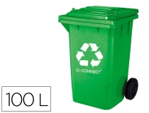 Papelera contenedor Q-connect plastico