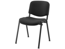 Silla apilable Q-connect brazos cortos tapizada