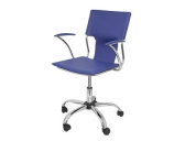 Silla giratoria pyc respaldo