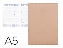 Agenda encuadernada Liderpapel creta 15x21