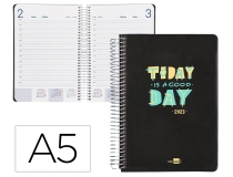 Agenda encuadernada Liderpapel zante 15x21
