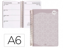 Agenda espiral Liderpapel classic A6