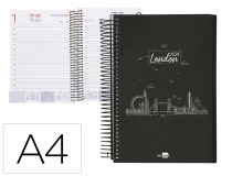 Agenda espiral Liderpapel gazi A4