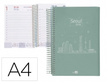 Agenda espiral Liderpapel gazi A4