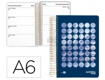 Agenda espiral Liderpapel perissa A6