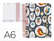 Agenda espiral Liderpapel santorini 10,5x14,8