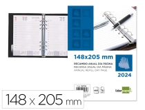 Recambio agenda anillas Liderpapel 14,8x20,5