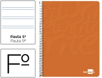Cuaderno espiral liderpapel folio write