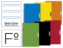 Cuaderno espiral papercop folio tapa