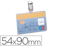 Identificador con pinza giratoria durable