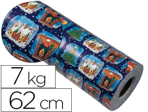 Papel de regalo verjurado navidad