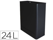 Papelera de metal de pared