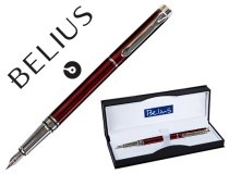 Pluma belius nuremberg rojo tinta