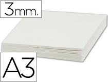 Carton pluma Liderpapel blanco doble cara  LU11