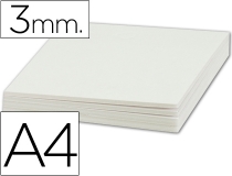 Carton pluma Liderpapel blanco doble cara  LU12