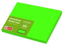 Cartulinas fluorescentes verdes 50x65 cm 230