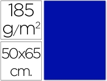 Cartulina Guarro azul ultramar 50x65 cm