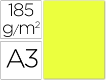 Cartulina Guarro Din A3 amarillo limon