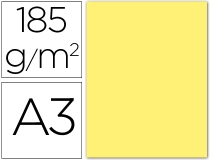 Cartulina Guarro Din A3 amarillo 185