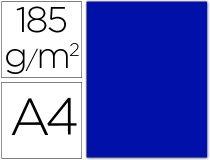 Cartulina Guarro Din A4 azul ultramar