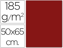 Cartulina Guarro granate 50x65