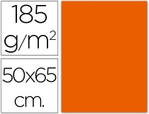 Cartulina Guarro mandarina 50x65 cm