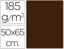 Cartulina Guarro marron chocolate 50x65 cm