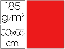 Cartulina Guarro roja 50x65 cm 185