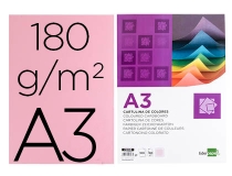 Cartulina Liderpapel A3 180g m2 rosa  CD05