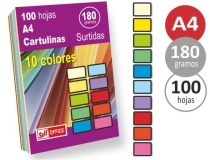 Cartulina Liderpapel A4 180g m2  CT04