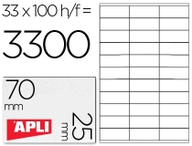 Etiqueta adhesiva Apli 1270 tamao