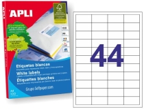 Etiqueta adhesiva Apli 1285 tamao 48,5x25,4