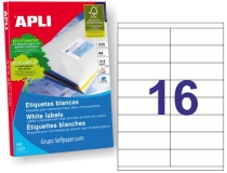 Etiqueta adhesiva Apli 1287 tamao 105x35