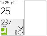 Etiqueta adhesiva Q-connect KF00232